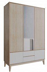 Шкаф 3-х дверный распашной с зеркалом №478 (МК-69 3Д)
