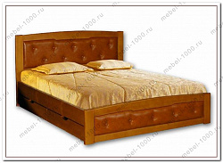 Кровать "Ариэль-1" (кожа)