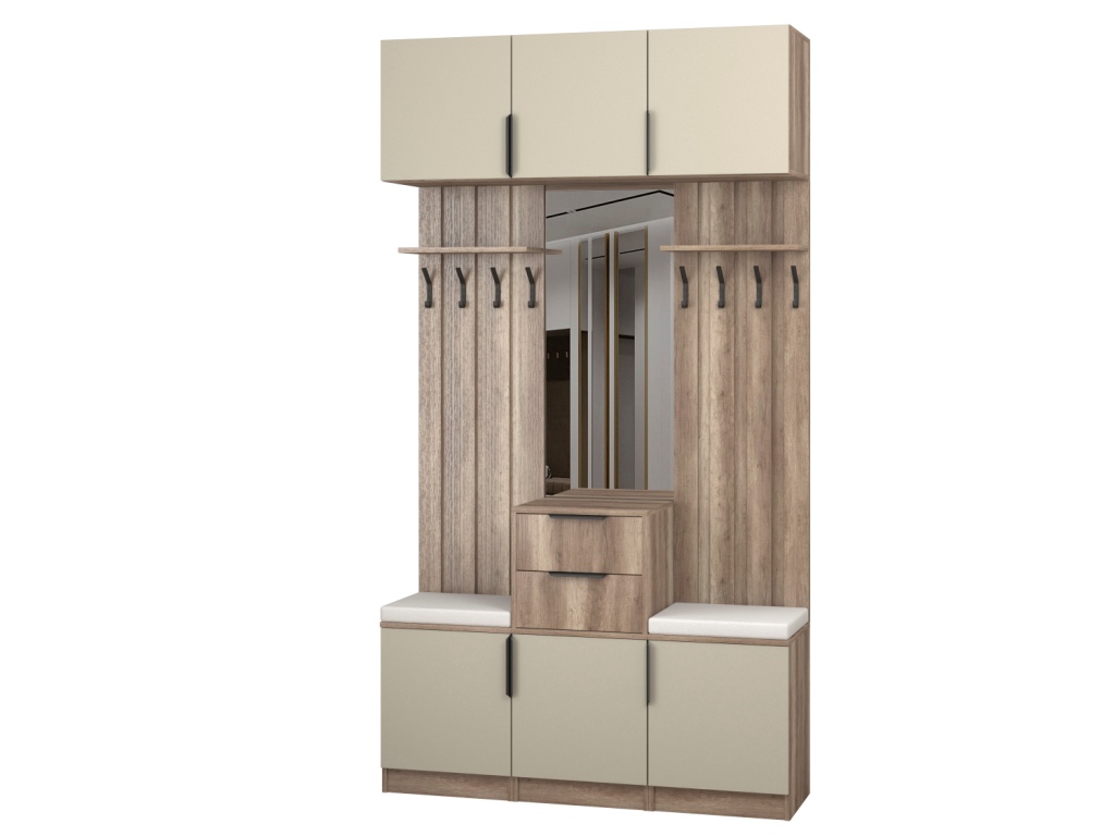 Прихожая Трим 8 МДФ (дуб каньон-SF-022 Сантьяго).jpg