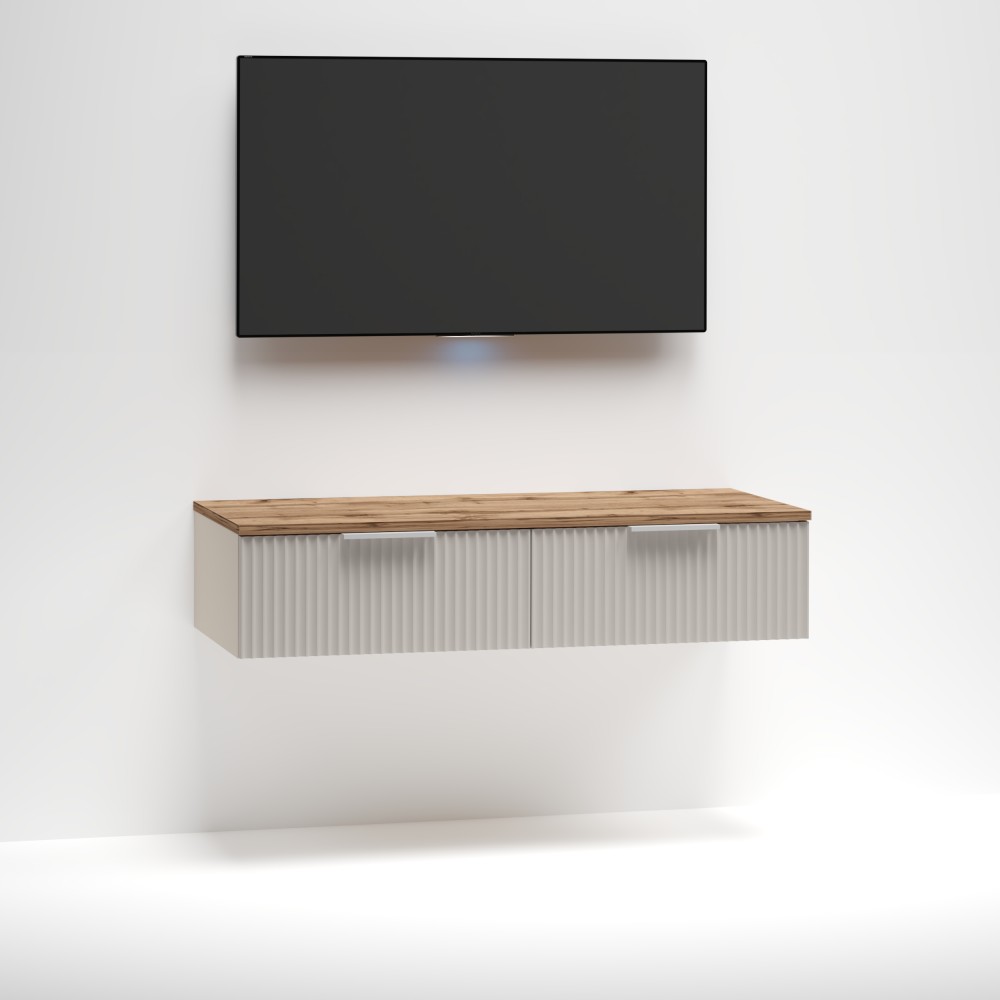 подвесная ТВ тумба Сальвадор-8 кашемир - сантьяго - дуб.jpg