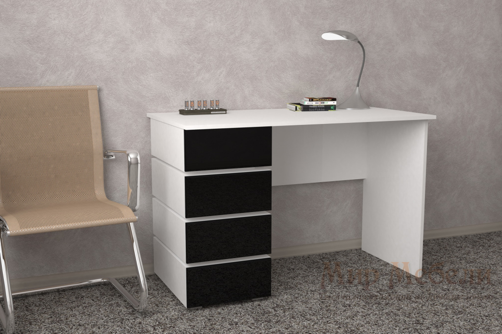 письменный стол Мебелеф-16 черный глянец.jpg