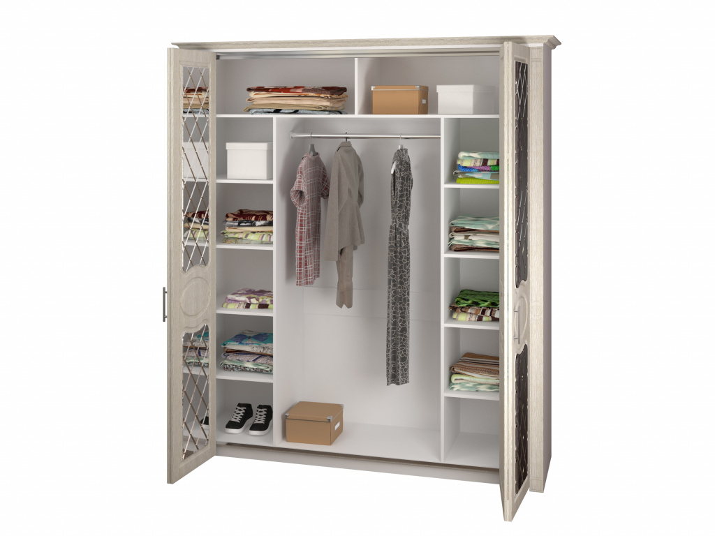 Дегар Люкс 4 З-4 (корпус белый- фасады Золотой ясень 13PG)_откр.jpg