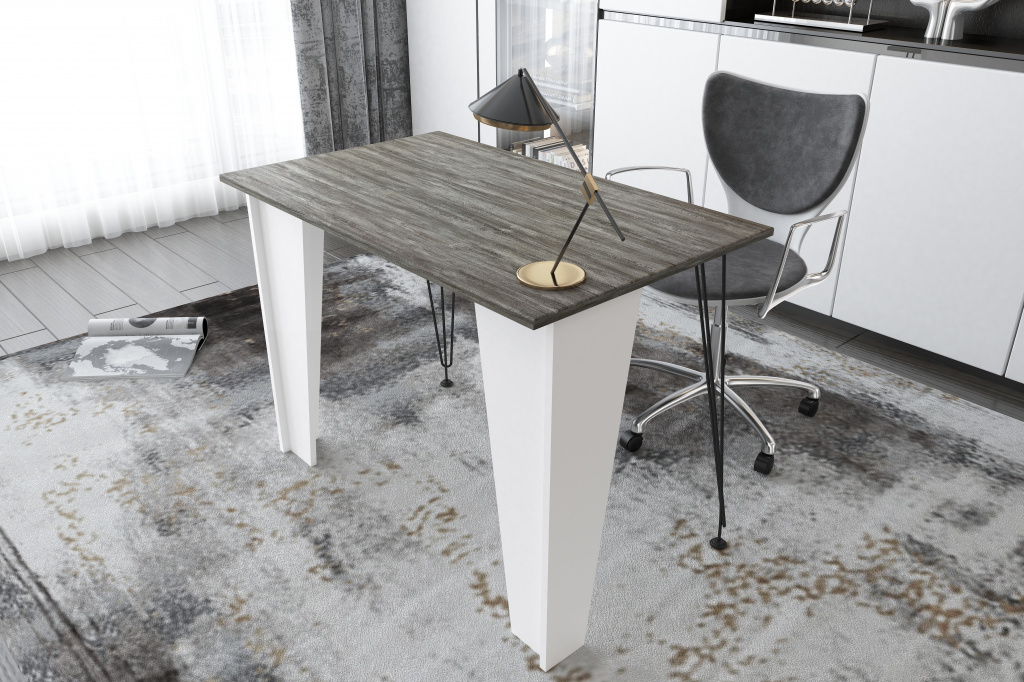 письменный стол МегаKraft 1 белый - дуб винтаж графит.jpg