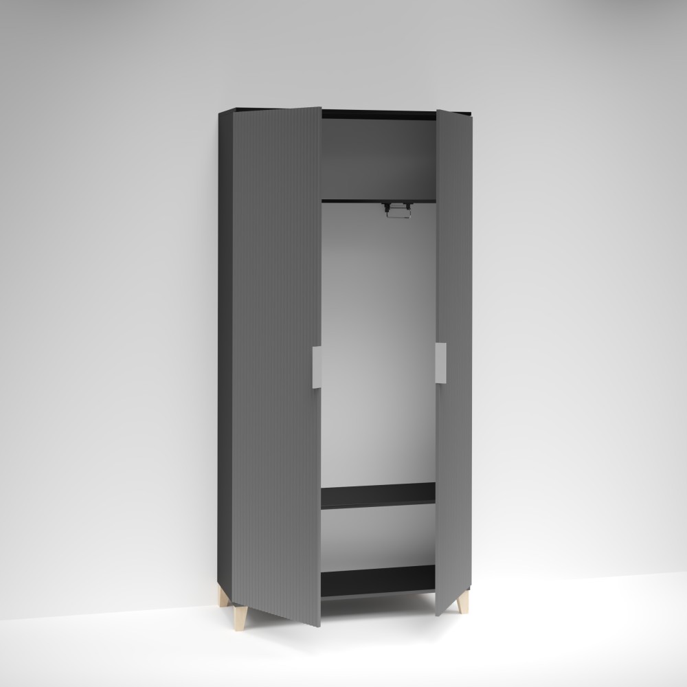 шкаф распашной Сальвадор-21 черный - графит открытый.jpg
