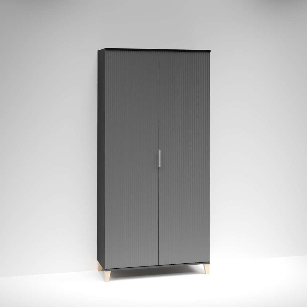 шкаф распашной Сальвадор-21 черный - графит.jpg