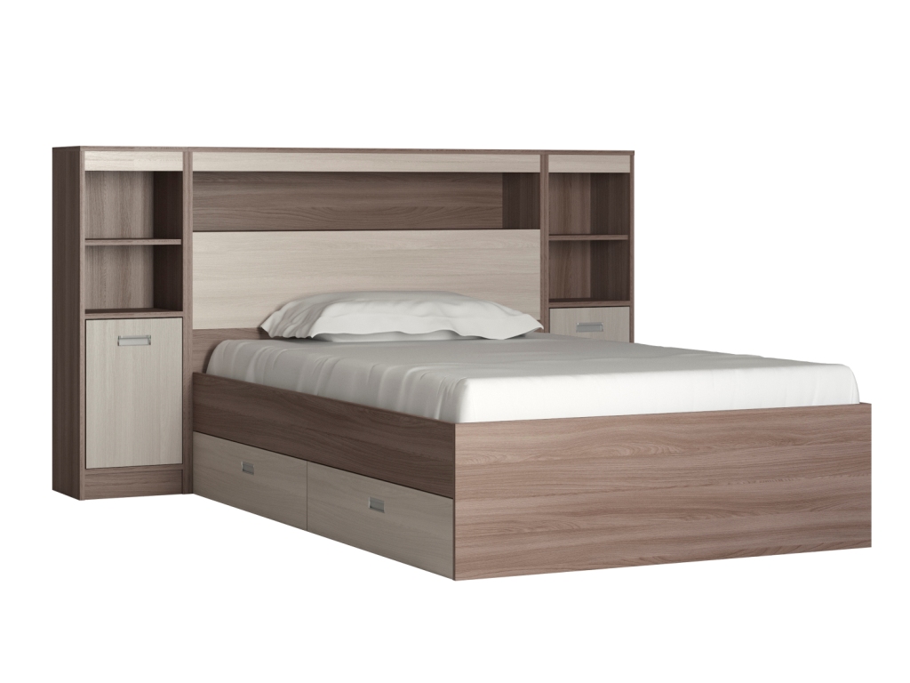 Кровать Бриз 11 1200 (шимо темный - шимо светлый).jpg
