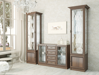 Модульная стенка для гостиной "Ажур-4"