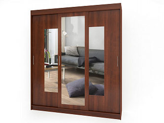 Шкаф купе 3-х дверный "Миллениум-6" с зеркалами