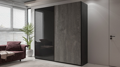 Шкаф купе 2-х дверный "One Pulse-1"