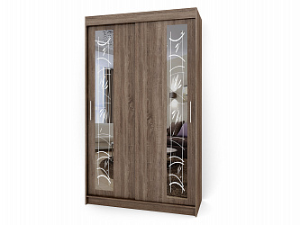 Шкаф купе 2-х дверный "Миллениум-15" с зеркалами