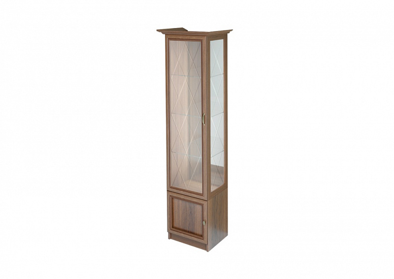 АР-02 Шкаф-витрина. Стекло-фасад, правая сторона корпуса.