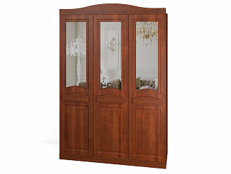 Шкаф 3-х дверный "Венеция-2" глухие фасады + зеркало