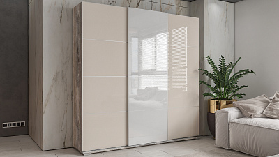 Шкаф купе 3-х дверный "Аристо нова люкс МДФ-17"