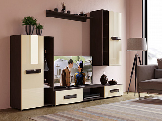 Модульная стенка для гостиной "Некст эко-26"