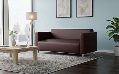 Диван нераскладной "Блюз коричневый"