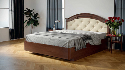 Кровать с ПМ №294М (МК-60 орех)