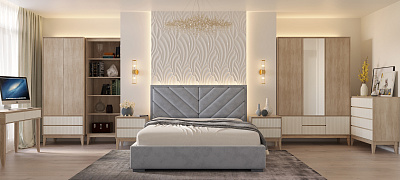 Модульная спальня "МК-69 3Д"