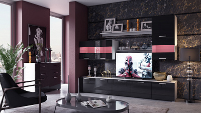 Модульная стенка для гостиной "Локер-26"