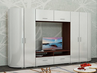 Модульная стенка для гостиной "Радиолла-9"