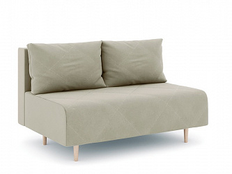 Прямой диван "Милли Мини без локтей" велюр зара лайт 4