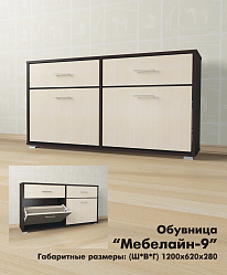 Обувница "Мебелайн-9"