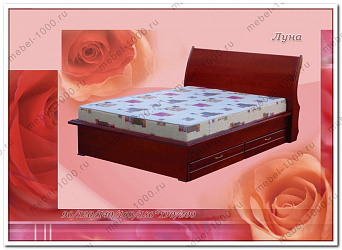Деревянная кровать "Луна - 1"