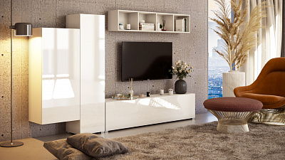 Модульная стенка для гостиной "Марта-1"