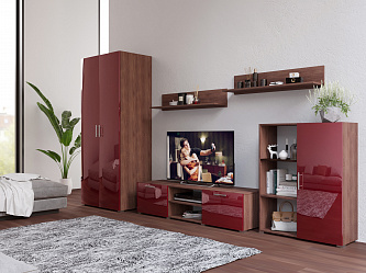 Модульная стенка для гостиной "Некст эко-13"