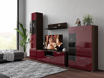 Модульная стенка для гостиной "Некст эко-27"