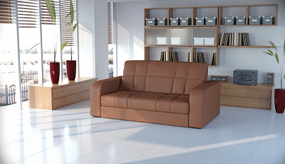 Диван на металлокаркасе "Дендра" 