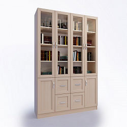 Библиотечный шкаф 4/4 (модульная группа)