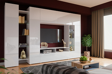 Стенка для гостиной "Денди-4"