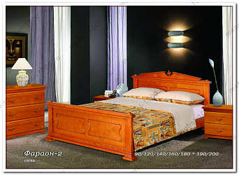 Деревянная кровать "Фараон-2"