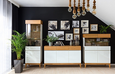 Модульная стенка для гостиной "Мадлен"