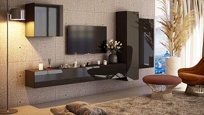 Модульная стенка для гостиной "Марта-2"