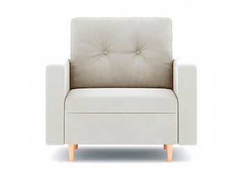 Кресло для отдыха "Белфаст" велюр зара крем 02