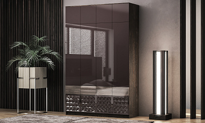 Шкаф распашной 4-х дверный "Глянец 3Д-7"