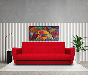 Диван книжка "Лира красный"