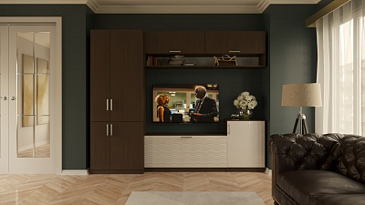 Стенка для гостиной "Глянец 3Д-20"