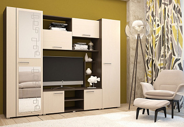 Стенка для гостиной "Флора 2"