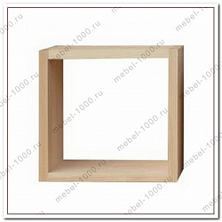 Навесная деревянная полка №25