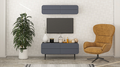 Модульная стенка для гостиной "Модерн Лофт-3"