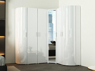 Модульный угловой распашной шкаф "Радиолла-19"