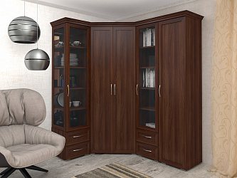 Модульная стенка для гостиной "Витраж-25"