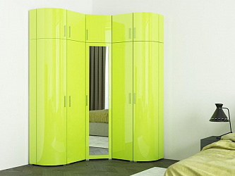 Модульный угловой распашной шкаф "Радиолла-18"