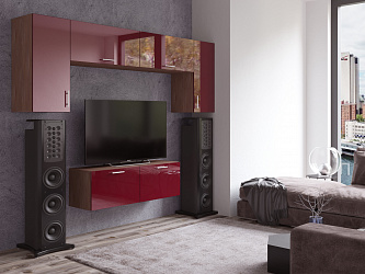 Модульная стенка для гостиной "Локер-18"