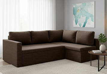 Угловой диван "Мансберг" рогожка дрим люкс 7