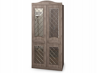 Шкаф 2-х дверный "Венеция-2" фасады зеркало гравировка