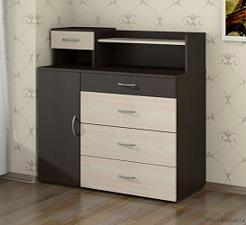 Комод "Лидер 4.1" с надставкой