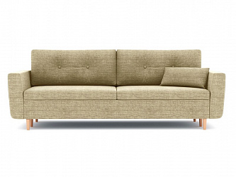 Диван еврокнижка "Норфолк" рогожка дрим дарк беж